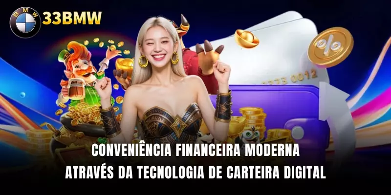 Conveniência financeira moderna através da tecnologia de carteira digital
