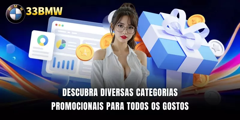 Descubra diversas categorias promocionais para todos os gostos