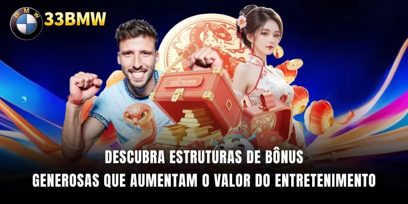 Descubra estruturas de bônus generosas que aumentam