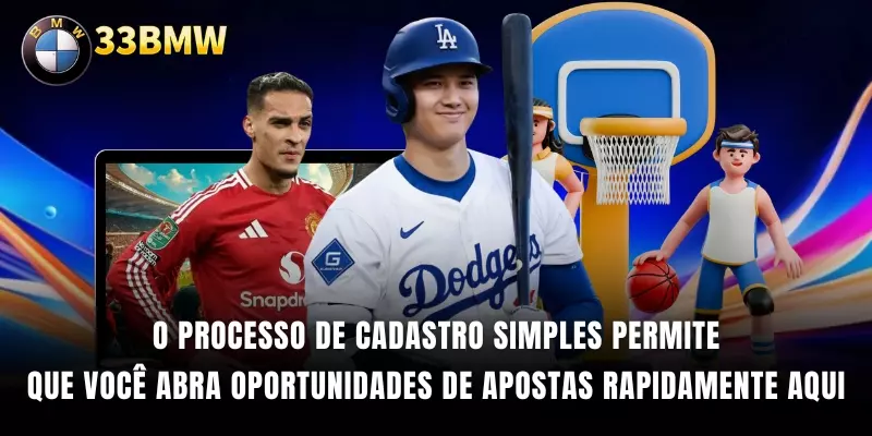 O processo de cadastro simples permite que você abra oportunidades