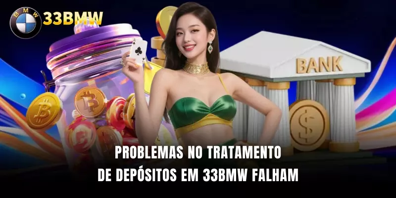 Problemas no tratamento de depósitos em 33BMW falham