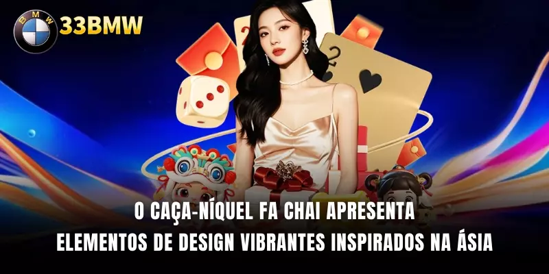 O caça-níquel FA Chai apresenta elementos de design vibrantes inspirados na Ásia